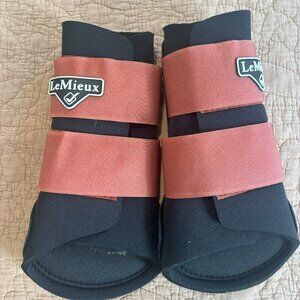 LeMieux Grafter Brushing Boots: M-Sienna
